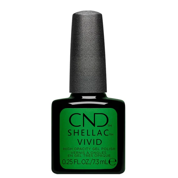 Cnd Shellac Vivid Shamrock Green