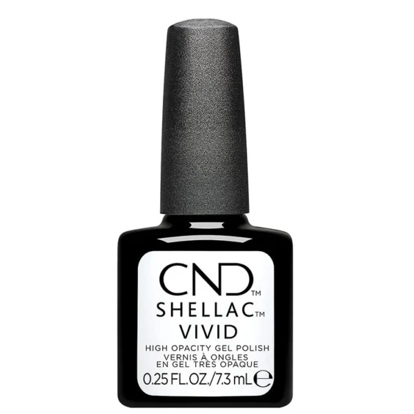 Cnd Shellac Vivid White Gloves