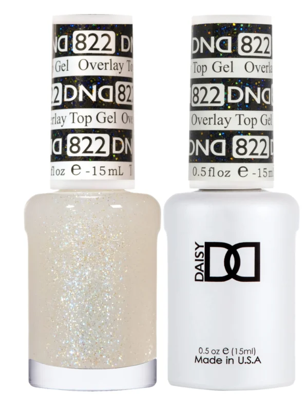 Dnd Duo Gel Color Overlay Top Gel Glitter Topper